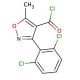3-(2,6-Dichlorophenyl)-5-methylisoxazole-4-carbonyl Chloride (CAS 4462-55-9) - chemical structure image