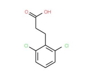 3-(2,6-Dichlorophenyl)propionic acid (CAS 51656-68-9) - chemical structure image