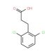 3-(2,6-Dichlorophenyl)propionic acid (CAS 51656-68-9) - chemical structure image