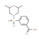 3-(2,6-Dimethyl-morpholine-4-sulfonyl)-benzoic acid - chemical structure image