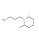 3-(2,6-Dimethyl-piperidin-1-yl)-propylamine (CAS 85723-72-4) - chemical structure image