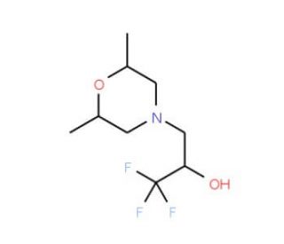 3-(2,6-Dimethylmorpholino)-1,1,1-trifluoro-2-propanol - chemical structure image