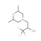 3-(2,6-Dimethylmorpholino)-1,1,1-trifluoro-2-propanol - chemical structure image