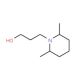 3-(2,6-Dimethylpiperidin-1-yl)propan-1-ol - chemical structure image