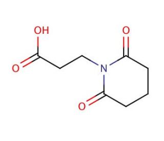 3-(2,6-Dioxo-piperidin-1-yl)-propionic acid - chemical structure image