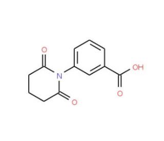 3-(2,6-Dioxopiperidin-1-yl)benzoic acid - chemical structure image
