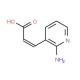 3-(2-Amino-3-pyridyl)acrylic acid (CAS 773131-96-7) - chemical structure image
