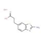 3-(2-Amino-benzothiazol-6-yl)-propionic acidhydrobromide - chemical structure image