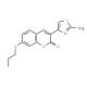 3-(2-Amino-thiazol-4-yl)-7-propoxy-chromen-2-one - chemical structure image
