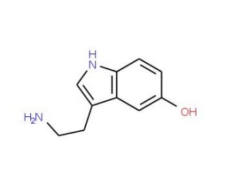 3-(2-Aminoethyl)-1H-indol-5-ol (CAS 50-67-9) - chemical structure image