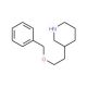 3-[2-(Benzyloxy)ethyl]piperidine - chemical structure image