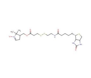 3-[[2-(Biotinamido)ethyl]dithio]propionic Acid 4&prime;-(Hydroxymethyl)DMPO Ester - chemical structure image