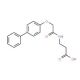 3-[2-(Biphenyl-4-yloxy)-acetylamino]-propionic acid - chemical structure image