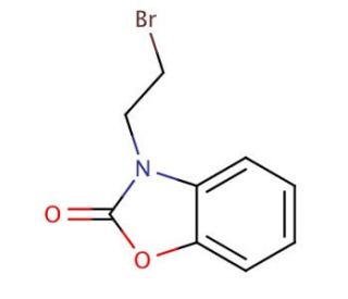 3-(2-bromoethyl)-1,3-benzoxazol-2(3H)-one (CAS 27170-93-0) - chemical structure image