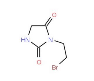 3-(2-bromoethyl)imidazolidine-2,4-dione - chemical structure image