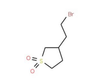 3-(2-bromoethyl)tetrahydrothiophene 1,1-dioxide - chemical structure image