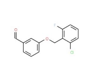 3-(2-Chloro-6-fluorobenzyloxy)benzaldehyde (CAS 336879-99-3) - chemical structure image