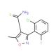 3-(2-Chloro-6-fluorophenyl)-5-methylisoxazole-4-thiocarboxamide 的分子结构, CAS编号: 175204-42-9 3-(2-Chloro-6-fluorophenyl)-5-methylisoxazole-4-thiocarboxamide (CAS 175204-42-9) - chemical structure image