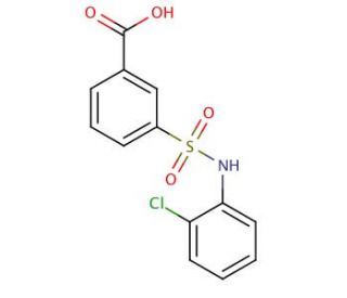 3-(2-Chloro-phenylsulfamoyl)-benzoic acid - chemical structure image