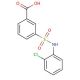 3-(2-Chloro-phenylsulfamoyl)-benzoic acid - chemical structure image