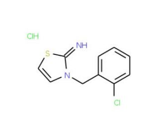 3-(2-chlorobenzyl)-1,3-thiazol-2(3H)-imine hydrochloride - chemical structure image