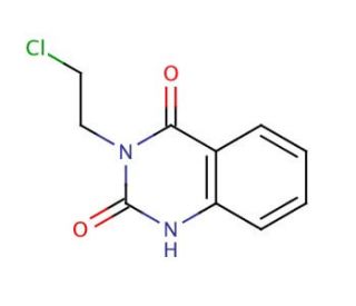 3-(2-Chloroethyl)-2,4(1H,3H)-quinazolinedione (CAS 5081-87-8) - chemical structure image