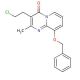 3-(2-Chloroethyl)-2-methyl-9-(benzyloxy)-4H-pyrido[1,2a]pyrimidin-4-one (CAS 147687-17-0) - chemical structure image