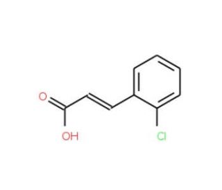 3-(2-chlorophenyl)acrylic acid (CAS 3752-25-8) - chemical structure image