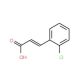 3-(2-chlorophenyl)acrylic acid (CAS 3752-25-8) - chemical structure image