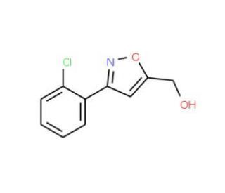 [3-(2-Chlorophenyl)isoxazol-5-yl]methanol (CAS 438565-33-4) - chemical structure image
