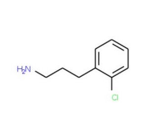 3-(2-Chlorophenyl)propan-1-amine (CAS 18655-48-6) - chemical structure image