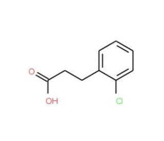 3-(2-Chlorophenyl)propionic acid (CAS 1643-28-3) - chemical structure image