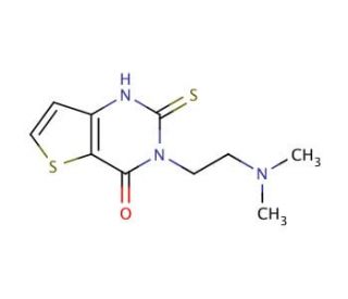 3-[2-(dimethylamino)ethyl]-2-sulfanyl-3H,4H-thieno[3,2-d]pyrimidin-4-one - chemical structure image