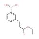 3-[2-(Ethoxycarbonyl)ethyl]benzeneboronic acid (CAS 913835-82-2) - chemical structure image