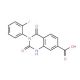 3-(2-fluorophenyl)-2,4-dioxo-1,2,3,4-tetrahydroquinazoline-7-carboxylic acid - chemical structure image
