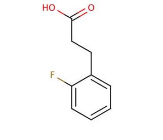 3-(2-Fluorophenyl)propionic acid (CAS 1643-26-1) - chemical structure image