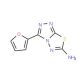3-(2-Furyl)[1,2,4]triazolo[3,4-b][1,3,4]-thiadiazol-6-amine - chemical structure image