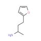 3-(2-furyl)-1-methylpropylamine (CAS 768-57-0) - chemical structure image