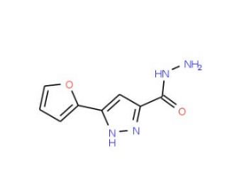 3-(2-Furyl)-1H-pyrazole-5-carbohydrazide - chemical structure image