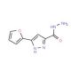 3-(2-Furyl)-1H-pyrazole-5-carbohydrazide - chemical structure image
