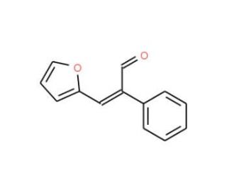 3-(2-Furyl)-2-phenylpropenal (CAS 57568-60-2) - chemical structure image