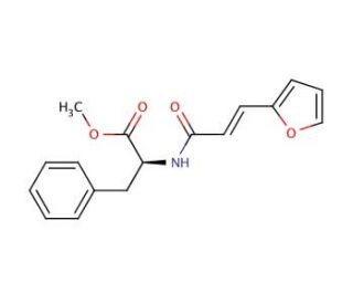 3-(2-Furyl)acryloyl-L-phenylalanine methyl ester (CAS 36020-63-0) - chemical structure image