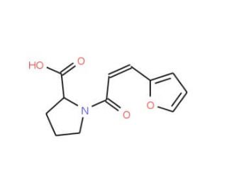 3-(2-Furyl)acryloyl-L-proline (CAS 201156-86-7) - chemical structure image