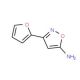 3-(2-furyl)isoxazol-5-amine (CAS 33866-44-3) - chemical structure image