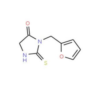 3-(2-furylmethyl)-2-mercapto-3,5-dihydro-4H-imidazol-4-one - chemical structure image