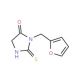3-(2-furylmethyl)-2-mercapto-3,5-dihydro-4H-imidazol-4-one - chemical structure image