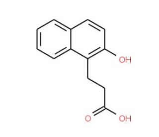 3-(2-Hydroxy-1-naphthyl)propanoic acid - chemical structure image