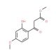 3-(2-Hydroxy-4-methoxyphenyl)-3-oxo-propionic acid methyl ester (CAS 132017-98-2) - chemical structure image
