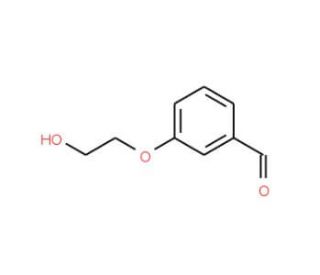 3-(2-Hydroxyethoxy)benzaldehyde (CAS 60345-97-3) - chemical structure image