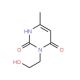 3-(2-Hydroxyethyl)-6-methyluracil (CAS 20551-25-1) - chemical structure image